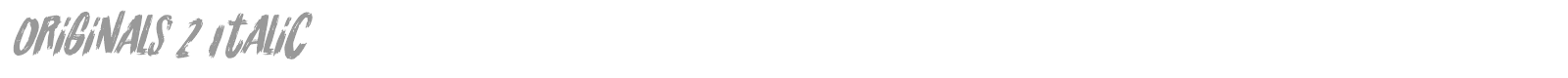 Originals 2 font preview